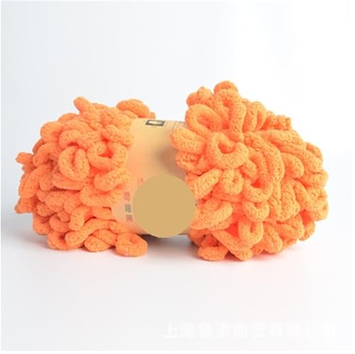 Polyester-Jumbo-Schlingengarn, Fingerloop-Garn, 100 g, 7 m, mehrfarbig(Color-24) von YBAAKZIIR