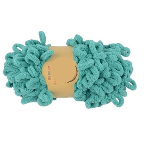 Polyester-Jumbo-Schlingengarn, Fingerloop-Garn, 100 g, 7 m, mehrfarbig(Color-46) von YBAAKZIIR