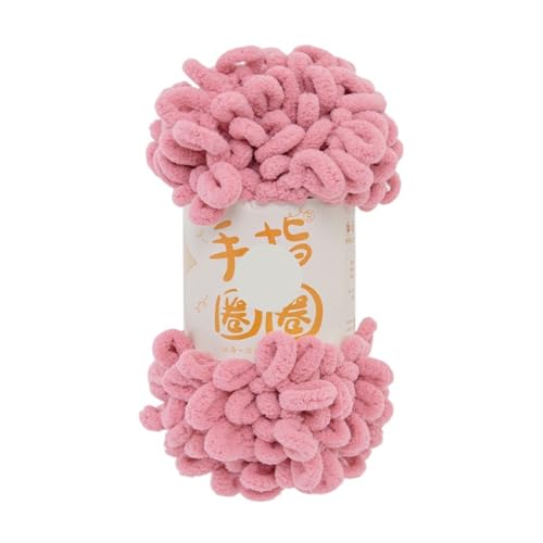 Polyester-Jumbo-Schlingengarn, Fingerschlaufengarn, 100 g, 10 mm, 8 m, Polyester, mehrfarbig(Color-7) von YBAAKZIIR