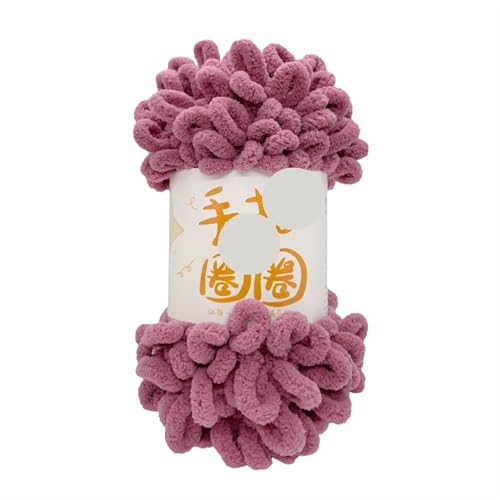Polyester-Jumbo-Schlingengarn, Fingerschlaufengarn, 100 g, 10 mm, 8 m, Polyester, mehrfarbig(Color-8) von YBAAKZIIR