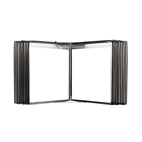 Wand-Dokumenten-Organizer, A4, Wandmontierter Anzeige-Aktenhalter(Black) von YBAAKZIIR