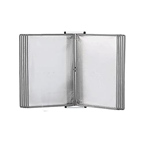 Wand-Dokumenten-Organizer, A4, Wandmontierter Anzeige-Aktenhalter(Grey) von YBAAKZIIR