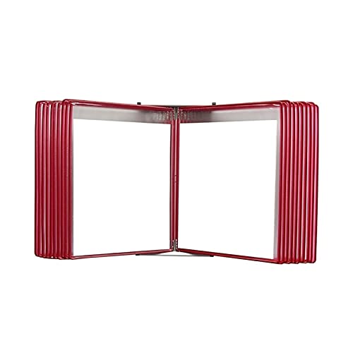 Wand-Dokumenten-Organizer, A4, Wandmontierter Anzeige-Aktenhalter(Red) von YBAAKZIIR