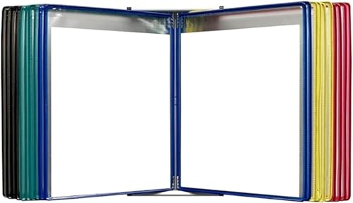 Wand-Dokumenten-Organizer, A4-Aktenhalter, rot, Display-Organizer for Dokumente und Papiere(Multi Colored) von YBAAKZIIR