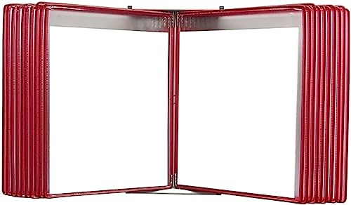 Wand-Dokumenten-Organizer, A4-Aktenhalter, rot, Display-Organizer for Dokumente und Papiere(Red) von YBAAKZIIR