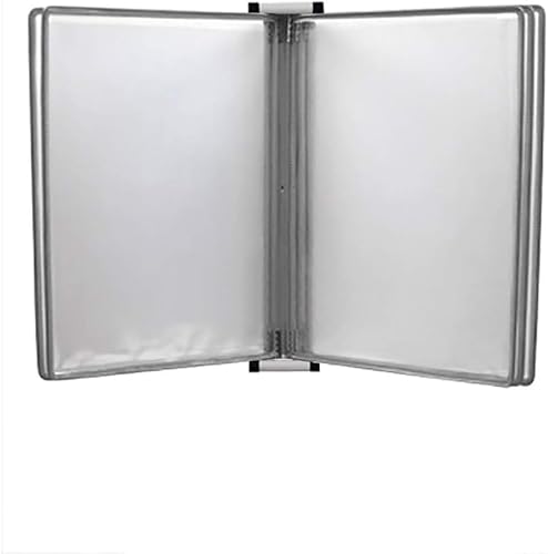 Wand-Dokumenten-Organizer, A4-Flipchartständer zur Wandmontage, 13 x 9 x 1,57 Zoll(Grey) von YBAAKZIIR