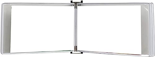 Wand-Dokumenten-Organizer, A4-Wand-Aktenhalter, Rot, 13 x 9 x 2,3 Zoll(White) von YBAAKZIIR
