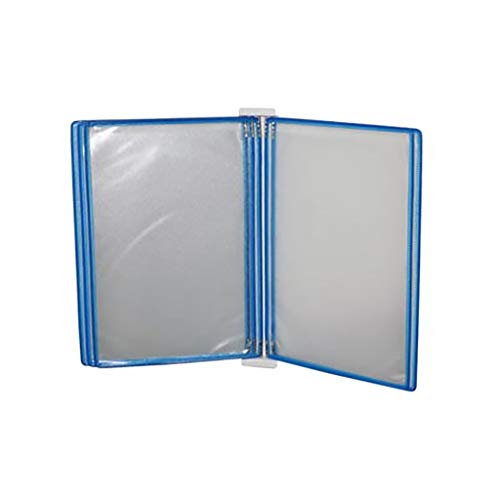 Wand-Dokumenten-Organizer, Dokumentenhalter A4 mit 5 Feldern und 10 Taschen zur Anzeige 35 * 24 * 4,5 cm(J) von YBAAKZIIR
