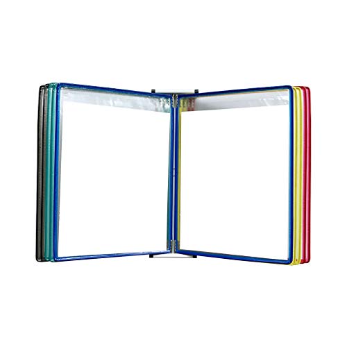 Wand-Dokumenten-Organizer, Flipchartständer A4, Wandmontierter Display-Ordnerhalter(13x9x3.9IN) von YBAAKZIIR