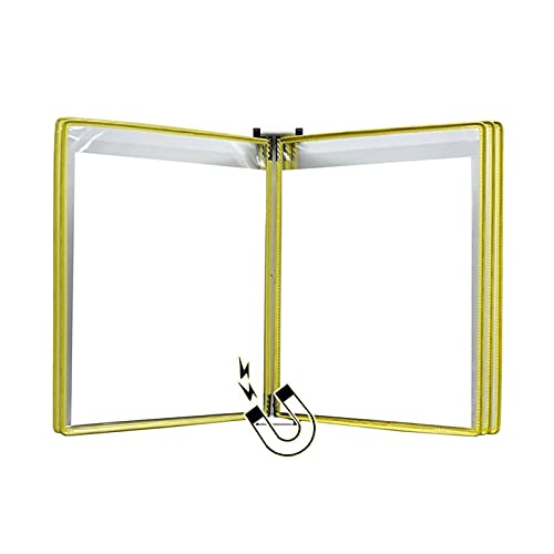 Wand-Dokumenten-Organizer, Magnetischer Dokumentenhalter A4, Wandvitrine, Aktenhalter(Unique Colour) von YBAAKZIIR