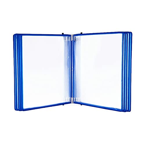Wand-Dokumenten-Organizer, Magnetischer Dokumentenhalter zur Wandmontage, A4-Briefpapiergröße, wandmontierter Aktenhalter(Blue) von YBAAKZIIR