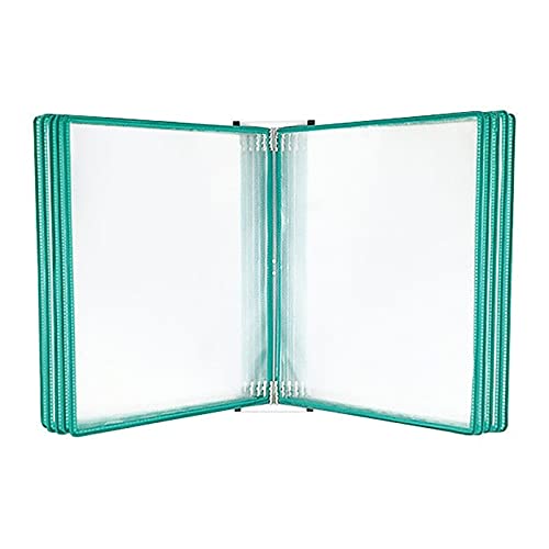 Wand-Dokumenten-Organizer, Magnetischer Dokumentenhalter zur Wandmontage, A4-Briefpapiergröße, wandmontierter Aktenhalter(Green) von YBAAKZIIR