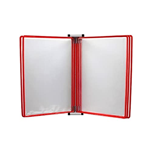 Wand-Dokumenten-Organizer, Ordner, A4 Magnetischer Aktenhalter(Red) von YBAAKZIIR
