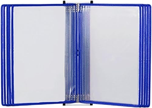Wand-Dokumenten-Organizer, Referenzsystem zur Wandmontage, A4, Aktenhalter zur Wandmontage(Red) von YBAAKZIIR