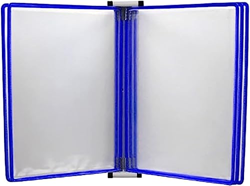 Wand-Dokumenten-Organizer, Wand-Dokumentenhalter A4, Flipchartständer magnetisch(Blue) von YBAAKZIIR