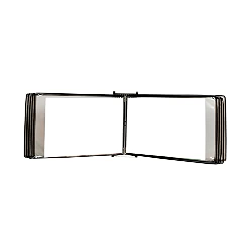 Wand-Dokumenten-Organizer, Wandmontierter Aktenhalter, Wandmontierter Aktenhalter, A4, Wandmontierter Display-Aktenhalter(Black) von YBAAKZIIR
