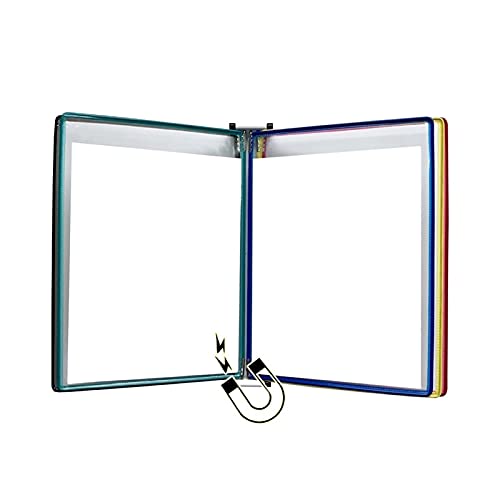 Wand-Dokumenten-Organizer, Wandmontierter Aktenhalter A4 [8,26 Zoll × 11,69 Zoll] 10 Taschen, an Metallvorrichtung befestigt(Color) von YBAAKZIIR