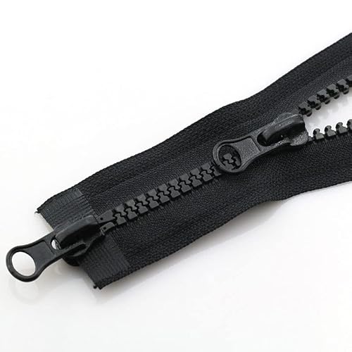 YBAAKZIIR Nylon-Reißverschlüsse zum Nähen Crafts， 3-teiliger Reißverschluss for Jacke, Doppelreißverschluss, Kleidung, Reißverschlusszubehör(J,90CM-5#) von YBAAKZIIR