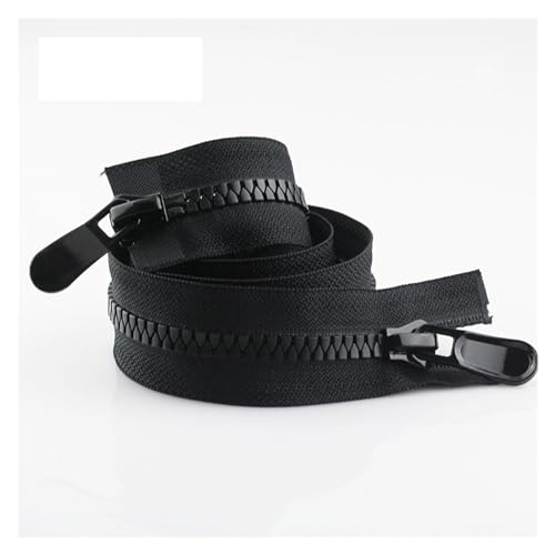 YBAAKZIIR Nylon-Reißverschlüsse zum Nähen Crafts， 70–100 cm Reißverschlüsse, Doppelschieber, Einzelzieher(A,100cm) von YBAAKZIIR