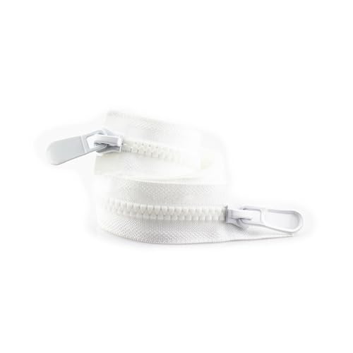 YBAAKZIIR Nylon-Reißverschlüsse zum Nähen Crafts， 70–100 cm Reißverschlüsse, Doppelschieber, Einzelzieher(D,70cm) von YBAAKZIIR
