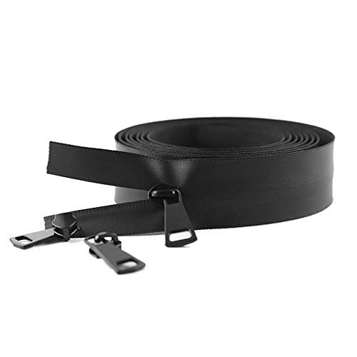 YBAAKZIIR Nylon-Reißverschlüsse zum Nähen Crafts， Durchgehende Reißverschlussschieber, 1-10M 5# Unsichtbarer Reißverschluss Nylon-Spulenreißverschlüsse(1M) von YBAAKZIIR