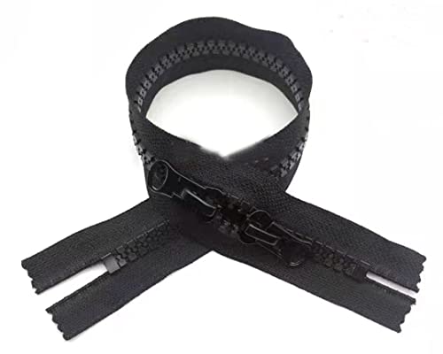 YBAAKZIIR Nylon-Reißverschlüsse zum Nähen Crafts， Robuste, klobige Reißverschlüsse mit offenem Ende(200Cm) von YBAAKZIIR