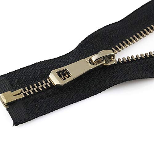 YBAAKZIIR Nylon-Reißverschlüsse zum Nähen Crafts， Robuste, klobige Reißverschlüsse mit offenem Ende(Bianco,75Cm) von YBAAKZIIR