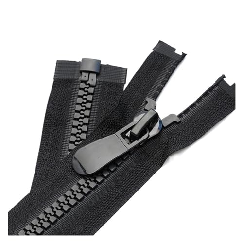 YBAAKZIIR Nylon-Reißverschlüsse zum Nähen Crafts， Robuste, klobige Reißverschlüsse mit offenem Ende(Ky932black,90CmNo15) von YBAAKZIIR