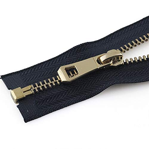 YBAAKZIIR Nylon-Reißverschlüsse zum Nähen Crafts， Robuste, klobige Reißverschlüsse mit offenem Ende(Navy,75Cm) von YBAAKZIIR