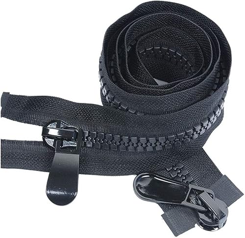 YBAAKZIIR Nylon-Reißverschlüsse zum Nähen Crafts， Robuste, klobige Reißverschlüsse mit offenem Ende, offener Reißverschluss(10#) von YBAAKZIIR
