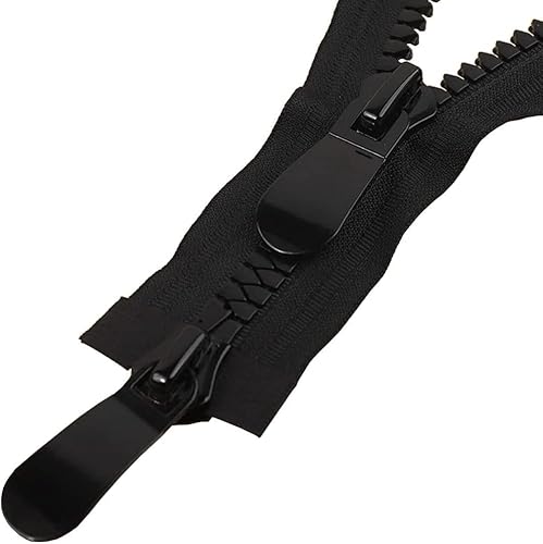YBAAKZIIR Nylon-Reißverschlüsse zum Nähen Crafts， Robuste, klobige Reißverschlüsse mit offenem Ende, offener Reißverschluss,(110Cm) von YBAAKZIIR