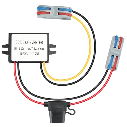 DC-DC Spannungswandler 10V-60V auf 5V 3A • 15W Step-Down Converter • IP67 Wasserdicht • Überlastschutz • Ideal für Auto, Solar & Industrie DC-DC Spannungswandler 10V-60V auf 5V 3A • 15W Step-Down Converter • IP67 Wasserdicht • Überlastschutz • Ideal für Auto, Solar & Industrie von YBBOTT
