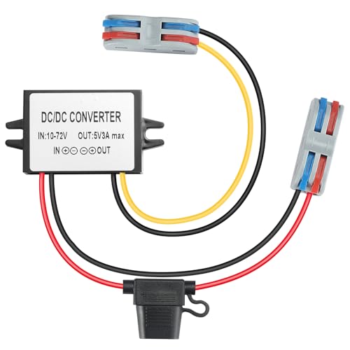 YBBOTT dc-dc wandler 10V-72V auf 5V 3A 15W Step down Buck Converter 12V/24V/30V/36V/48V/60V zu 5V 3A 15W Spannungs wandler Spannungsstabilisator Spannungsregler 12V Spannungswandler Spannungsbegrenzer YBBOTT dc-dc wandler 10V-72V auf 5V 3A 15W Step down Buck Converter 12V/24V/30V/36V/48V/60V zu 5V 3A 15W Spannungs wandler Spannungsstabilisator Spannungsregler 12V Spannungswandler Spannungsbegrenzer von YBBOTT