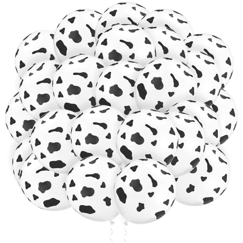 YBEATY Lustige Latex-Luftballons mit Kuhmotiv, Cowboy-Party-Dekorationen für Geburtstagsparty, Cowboy-Themenparty, Gastgeschenk, Western-Farm, Cowgirl, Rodeo-Zubehör, Dekorationen, Babypartys, 80 YBEATY Lustige Latex-Luftballons mit Kuhmotiv, Cowboy-Party-Dekorationen für Geburtstagsparty, Cowboy-Themenparty, Gastgeschenk, Western-Farm, Cowgirl, Rodeo-Zubehör, Dekorationen, Babypartys, 80 von YBEATY