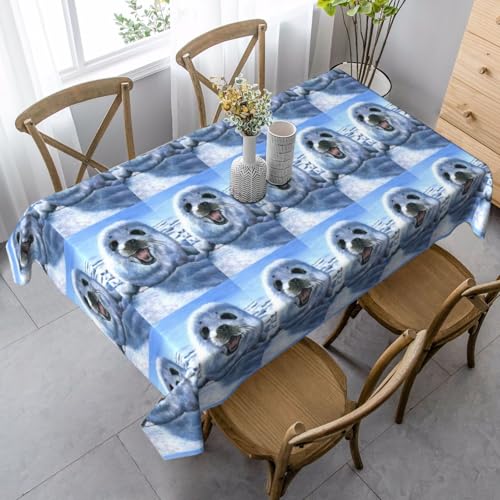 YBGHDAA Rechteckige Tischdecke mit Harfen-Siegel, Malerei, Tapetendruck, 89 x 140 cm, pflegeleichte Stoff-Tischdecke für Frühlingsfeiern YBGHDAA Rechteckige Tischdecke mit Harfen-Siegel, Malerei, Tapetendruck, 89 x 140 cm, pflegeleichte Stoff-Tischdecke für Frühlingsfeiern von YBGHDAA