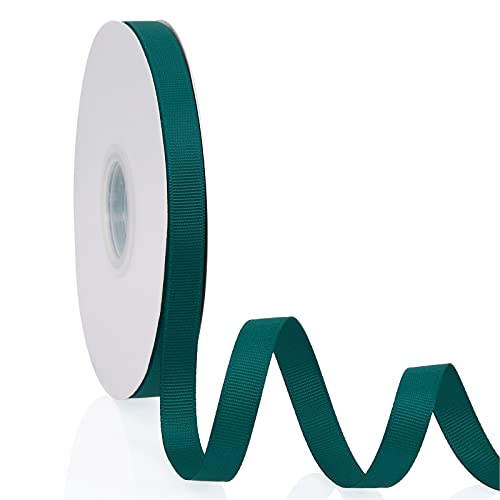 Doppelseitiges Ripsband für Geschenke, Hochzeit, Party, Basteln, Waldgrün, 0,95 cm x 45,7 m Doppelseitiges Ripsband für Geschenke, Hochzeit, Party, Basteln, Waldgrün, 0,95 cm x 45,7 m von YBLANDEG