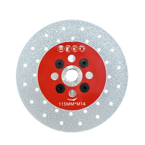 Diamant Trennscheibe 115mm M14, Doppelseitig zum Schneiden & Schleifen von Granit, Marmor, Fliesen | Trennscheiben 115 Alternative für Winkelschleifer Metall Stein (115 mm) von YCBTREE