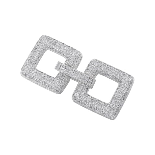 Funkelnde Zirkonia-eingelegte Verbindungsstücke, elegante Schmuckherstellungsverschlüsse mit Zirkonia-Akzent für einzigartige Halskettenkreation Funkelnde Zirkonia-eingelegte Verbindungsstücke, elegante Schmuckherstellungsverschlüsse mit Zirkonia-Akzent für einzigartige Halskettenkreation von YCHUCH