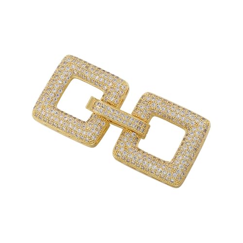Funkelnde Zirkonia-eingelegte Verbindungsstücke, elegante Schmuckherstellungsverschlüsse mit Zirkonia-Akzent für einzigartige Halskettenkreation Funkelnde Zirkonia-eingelegte Verbindungsstücke, elegante Schmuckherstellungsverschlüsse mit Zirkonia-Akzent für einzigartige Halskettenkreation von YCHUCH