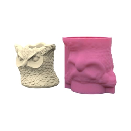 Handgefertigte Epoxidharz-Formen, Übertopf, Silikon, Eulen-Form, Sukkulenten-Vase, Stifthalter, Formen aus Silikon Handgefertigte Epoxidharz-Formen, Übertopf, Silikon, Eulen-Form, Sukkulenten-Vase, Stifthalter, Formen aus Silikon von YCHUCH