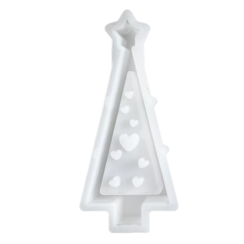 Stabile Silikon-Form für Weihnachtsbaum, Fotorahmen, Epoxidharz, zum Basteln Ihrer eigenen festlichen Dekorationen und Erinnerungsgeschenke von YCHUCH