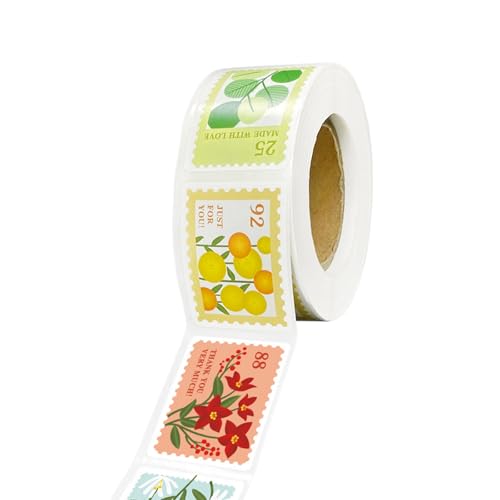 YCHUCH 1 Rolle Retro Blumenaufkleber Vintage Blumenetiketten Aufkleber Selbstklebende Etiketten Aufkleber Glas Etikettenaufkleber YCHUCH 1 Rolle Retro Blumenaufkleber Vintage Blumenetiketten Aufkleber Selbstklebende Etiketten Aufkleber Glas Etikettenaufkleber von YCHUCH