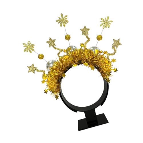 YCHUCH 2025 New Year Hairhoop Happy New Year Props Headband Christmas Party Hairhoop Festival Celebration Headwear For Family von YCHUCH