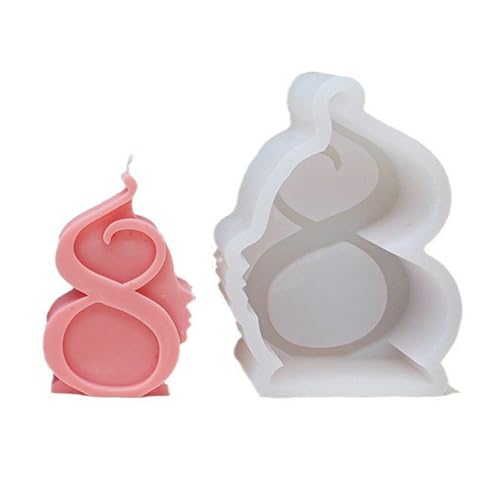 YCHUCH 3D-Silikonform für Duftkerzen, Backformen, Epoxidharz, Gießform für Schokolade von YCHUCH