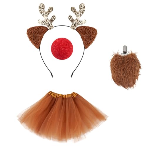 YCHUCH Elastische Weihnachten Stirnband Set Neujahr Kinder Haarreifen Kreative Kopfbedeckung für Weihnachtsfeiern YCHUCH Elastische Weihnachten Stirnband Set Neujahr Kinder Haarreifen Kreative Kopfbedeckung für Weihnachtsfeiern von YCHUCH