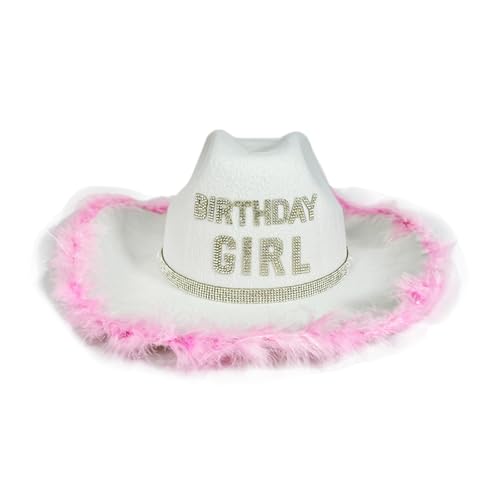 YCHUCH Geburtstag Mädchen Hut Strass Dekoration Party Hut Verstellbare Kinnschnur für Mädchen Geburtstag Party Fotografie Requisiten YCHUCH Geburtstag Mädchen Hut Strass Dekoration Party Hut Verstellbare Kinnschnur für Mädchen Geburtstag Party Fotografie Requisiten von YCHUCH