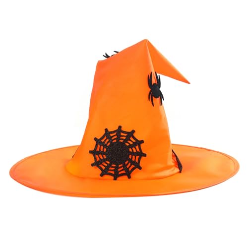YCHUCH Hexenhut für Kinder, Halloween-Partyhut, spitzer Hexenhut, Partyzubehör für Karnevals-Dekorationen YCHUCH Hexenhut für Kinder, Halloween-Partyhut, spitzer Hexenhut, Partyzubehör für Karnevals-Dekorationen von YCHUCH