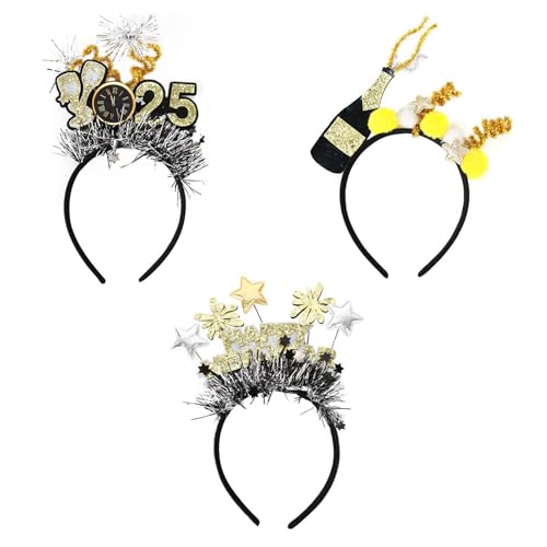 YCHUCH Lametta Blingbling Stirnband 2025 Kopfbedeckung Weihnachten Party Foto Requisiten Weihnachten Party Kopfbedeckung Cosplay Zubehör YCHUCH Lametta Blingbling Stirnband 2025 Kopfbedeckung Weihnachten Party Foto Requisiten Weihnachten Party Kopfbedeckung Cosplay Zubehör von YCHUCH