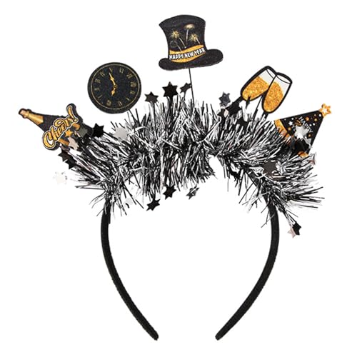 YCHUCH Lametta-Stirnband, Party-Kostüm, glitzernd, 2025, Party, Karaoke, Foto-Requisiten, Party, Blingbling Haarreifen, Nachtclub YCHUCH Lametta-Stirnband, Party-Kostüm, glitzernd, 2025, Party, Karaoke, Foto-Requisiten, Party, Blingbling Haarreifen, Nachtclub von YCHUCH