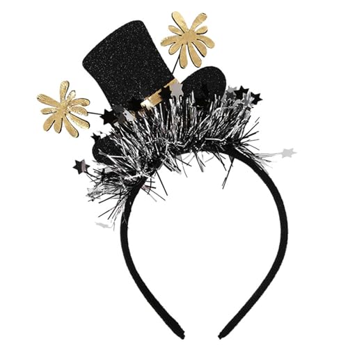 YCHUCH Lametta-Stirnband, Party-Kostüm, glitzernd, 2025, Party, Karaoke, Foto-Requisiten, Party, Blingbling Haarreifen, Nachtclub von YCHUCH